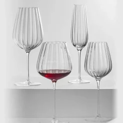 Plates u0026 More Küche & Esszimmer-Elegantes Weinkelch-Set aus Kristallglas – Luxuriöse Champagnergläser für Partys