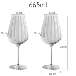 Plates u0026 More Küche & Esszimmer-Elegantes Weinkelch-Set aus Kristallglas – Luxuriöse Champagnergläser für Partys