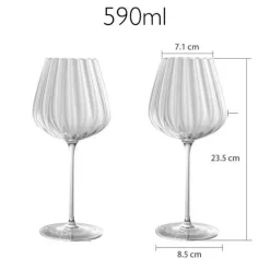 Plates u0026 More Küche & Esszimmer-Elegantes Weinkelch-Set aus Kristallglas – Luxuriöse Champagnergläser für Partys