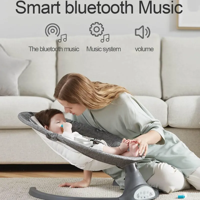 Kinder The Decor Haven Kinderwagen & Zubehör-Elektrische Babywippe - Schaukelstuhl für Kleinkinder