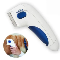 Furendo Haustierzubehör|Reinigungswerkzeuge Für Haustiere-Elektrische Floh- und Läuseentfernungsbürste - Haustierpflegewerkzeug