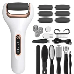 PureGlow Frauenpflege|Körperpflege-Elektrische Fußfeile & Hornhautentferner – Professionelles Pediküre-Tool