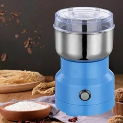 The Cozy Mug Küche & Esszimmer-Elektrische Mini-Kaffee- und Gewürzmühle – Kompakte Küchenmühle
