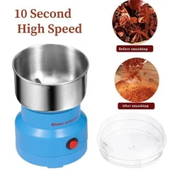 The Cozy Mug Küche & Esszimmer-Elektrische Mini-Kaffeemühle – Leistungsstarke Bohnenmühle