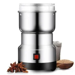 The Cozy Mug Küche & Esszimmer-Elektrische Mini-Kaffeemühle – Leistungsstarke Bohnenmühle