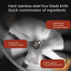 The Cozy Mug Küche & Esszimmer-Elektrische Mini-Kaffeemühle – Leistungsstarke Bohnenmühle