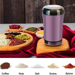 The Cozy Mug Küche & Esszimmer-Elektrische Mini-Kaffeemühle – Leistungsstarke Bohnenmühle