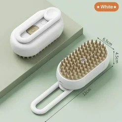 Furendo Haustierzubehör|Reinigungswerkzeuge Für Haustiere-Elektrische Tierbürste – 3-in-1-Pflegewerkzeug mit Dampfgarer