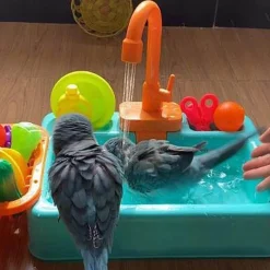 Decor Haustierzubehör-Elektrischer Badewannenhahn - Dekorativer Wasserhahn mit Vogeldesign