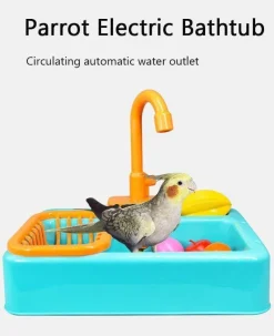 Decor Haustierzubehör-Elektrischer Badewannenhahn - Dekorativer Wasserhahn mit Vogeldesign