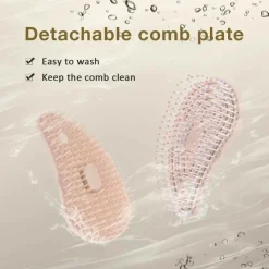 PureGlow Männerpflege|Frauenpflege-Elektrischer Haarkamm-Massagegerät – Bürste zur Entspannung der Kopfhaut