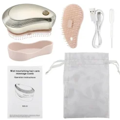 PureGlow Männerpflege|Frauenpflege-Elektrischer Haarkamm-Massagegerät – Bürste zur Entspannung der Kopfhaut