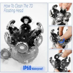 PureGlow Männerpflege|Körperpflege-Elektrischer Haarschneider für Herren – Groom Pro Grooming Tool