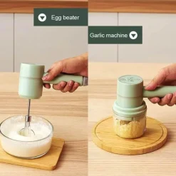 The Culinary Kit Küche & Esszimmer-Elektrischer Handaufschäumer - 2-in-1 Milchmixer Schneebesen