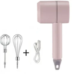 The Culinary Kit Küche & Esszimmer-Elektrischer Handaufschäumer - 2-in-1 Milchmixer Schneebesen