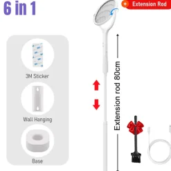 Trail u0026 Beyond Camping-Werkzeuge|Camping Im Freien-Elektrischer 6-in-1-Mückenvernichter – drehbare Insektenfalle