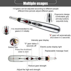 The Relaxation Nook Massageprodukte|Gesundheits-Gadgets-Elektrischer Massagestift – Therapie-Touch-Massagegerät