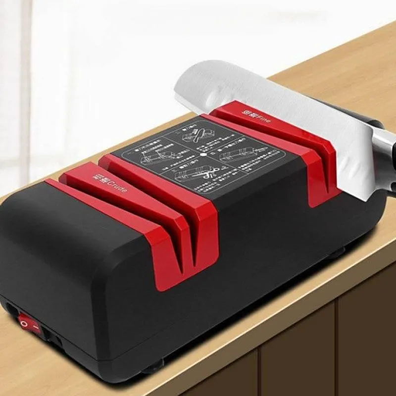The Culinary Kit Küche & Esszimmer-Elektrischer Messerschärfer – Professionelles Küchenwerkzeug für präzise Schneidkantenpflege