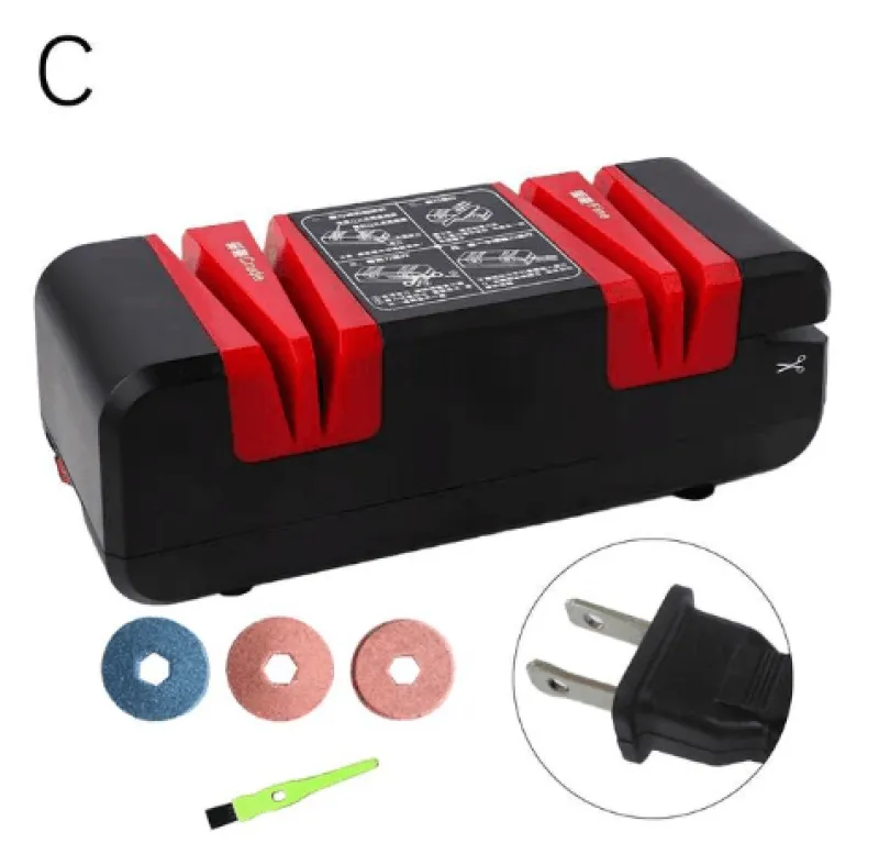 The Culinary Kit Küche & Esszimmer-Elektrischer Messerschärfer – Professionelles Küchenwerkzeug für präzise Schneidkantenpflege