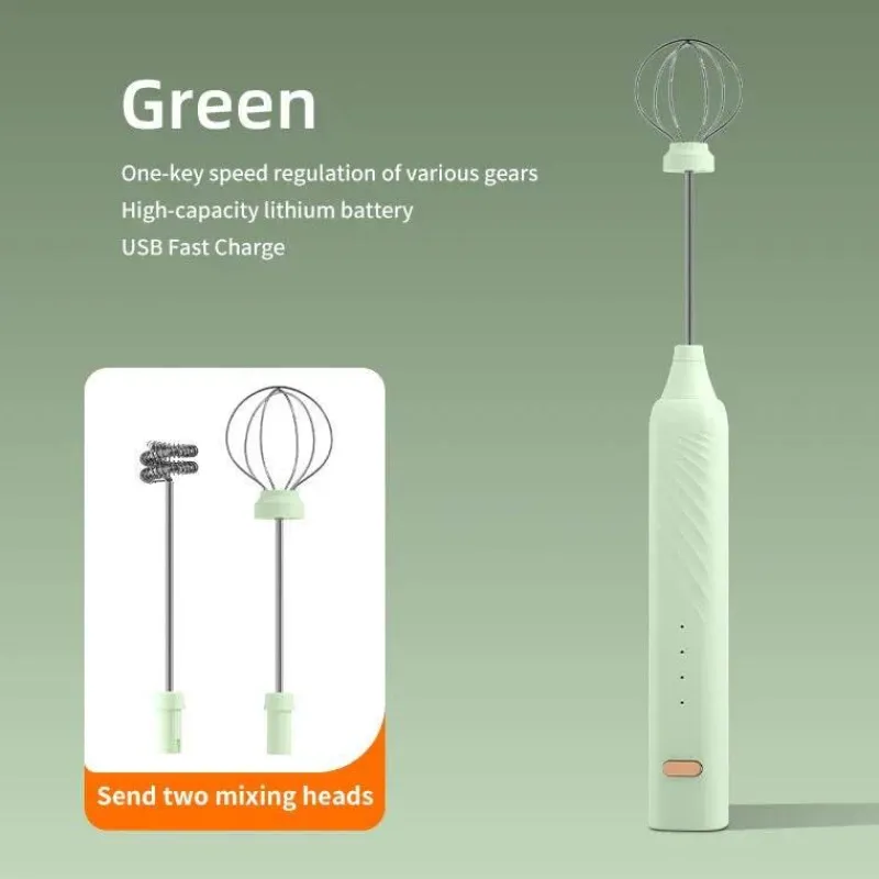 Tom Küche & Esszimmer-Elektrischer Milchaufschäumer – Schaumbereiter mit 3 Geschwindigkeiten für perfekte Kaffee-Lattes und Cappuccinos