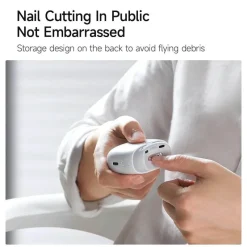 PureGlow Männerpflege|Frauenpflege-Elektrischer Nageltrimmer – Automatisches Präzisionspflegewerkzeug