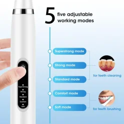 PureGlow Frauenpflege|Körperpflege-Elektrischer Ultraschall-Zahnreiniger, Zahnaufhellung, Plaque