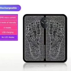 The Relaxation Nook Gesundheits-Gadgets|Gesundheits- Und Entspannungstools-Elektrisches Fußmassagegerät – Intelligentes USB-Pulstherapie-Relaxgerät