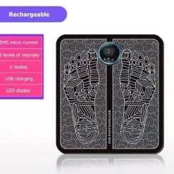 The Relaxation Nook Gesundheits-Gadgets|Gesundheits- Und Entspannungstools-Elektrisches Fußmassagegerät – Intelligentes USB-Pulstherapie-Relaxgerät