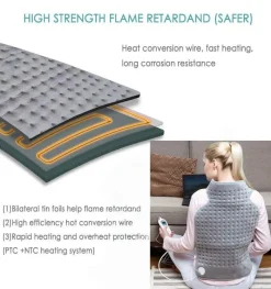 The Relaxation Nook Gesundheits-Gadgets|Gesundheits- Und Entspannungstools-Elektrisches Heizkissen – Wärmetherapie zur Linderung von Nacken- und Schulterschmerzen