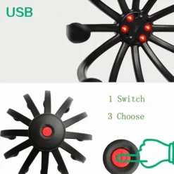 The Relaxation Nook Massageprodukte|Gesundheits-Gadgets-Elektrisches Kopfhautmassagegerät – Kopfstimulator zur Entspannung und Stresslinderung