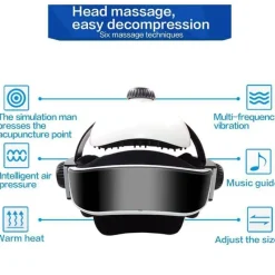 The Relaxation Nook Gesundheits-Gadgets|Gesundheits- Und Entspannungstools-Elektrisches Kopfmassagegerät – Entspannendes Kopfhautmassagegerät zur Stresslinderung