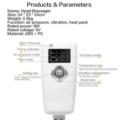 The Relaxation Nook Gesundheits-Gadgets|Gesundheits- Und Entspannungstools-Elektrisches Kopfmassagegerät – Entspannendes Kopfhautmassagegerät zur Stresslinderung