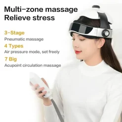 The Relaxation Nook Gesundheits-Gadgets|Gesundheits- Und Entspannungstools-Elektrisches Kopfmassagegerät – Entspannendes Kopfhautmassagegerät zur Stresslinderung