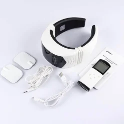 The Relaxation Nook Gesundheits-Gadgets|Gesundheits- Und Entspannungstools-Elektrisches Nackenmassagegerät – Pulstherapie-Entspannungsgerät mit Fernbedienung