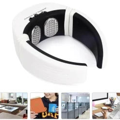 The Relaxation Nook Gesundheits-Gadgets|Gesundheits- Und Entspannungstools-Elektrisches Nackenmassagegerät – Pulstherapie-Entspannungsgerät mit Fernbedienung