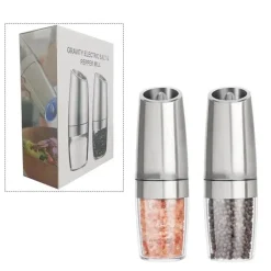 Tom Küche & Esszimmer-Elektrisches Salz- und Pfeffermühlen-Set – Küchengewürzmühle Duo