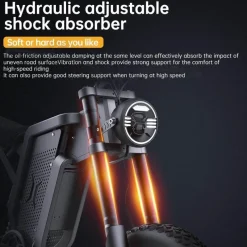 Wilderness Haven Fahrräder & Verkehr|Outdoor-Artikel-Elektrisches Snowbike - Mountain Monster All-Terrain E-Bike