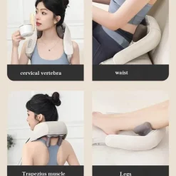 The Relaxation Nook Massageprodukte|Gesundheits-Gadgets-Elektrisches U-förmiges Nackenmassagegerät – Gerät zur täglichen Schmerzlinderung