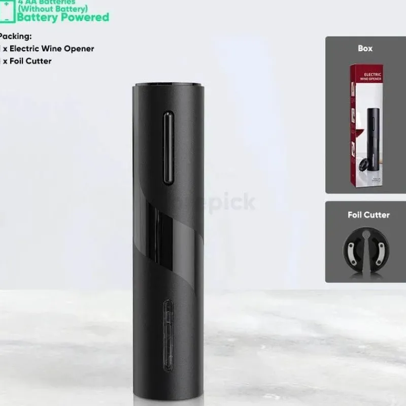 Plates u0026 More Küche & Esszimmer-Elektrisches Weinöffner-Set – Automatisches Weinwerkzeug mit Folienschneider