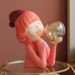 Glow u0026 Shade Beleuchtung-Elfenmädchen Fantasy Tischlampe - Resin Beleuchtung Dekor