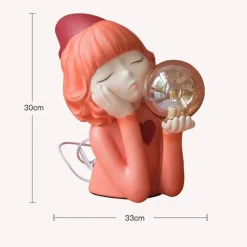 Glow u0026 Shade Beleuchtung-Elfenmädchen Fantasy Tischlampe - Resin Beleuchtung Dekor