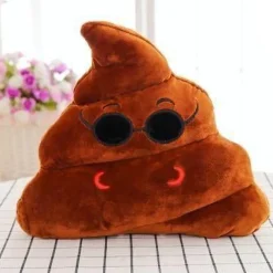 Plush Perch Bettzeug-Emoji-Kissen – Komplettes Set mit dekorativen Kissen