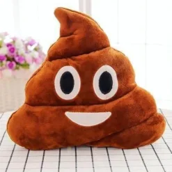 Plush Perch Bettzeug-Emoji-Kissen – Komplettes Set mit dekorativen Kissen