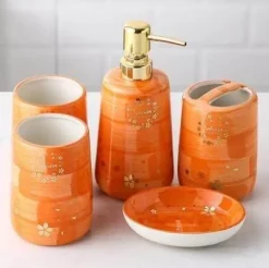 The Bath Nook Badezimmer-Emperador Marble Bathroom Decor - Elegant Stone Accents