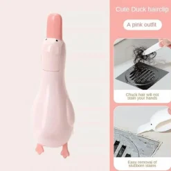 The Blissful Bath Badezimmer-Enten-Haarspangen-Organizer – Süßes Haar-Accessoire zur Wandmontage