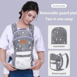 Kinder The Decor Haven Kinderwagen & Zubehör|Taschen & Geldbörsen-Ergonomische Babytrage – Bequemer Rucksack mit zwei Schultern