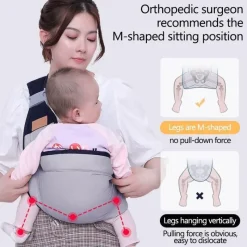 Kinder The Decor Haven Kinderwagen & Zubehör-Ergonomische Babytrage – Bequemer Halt auf der Schulter