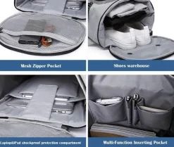 Decor Taschen & Geldbörsen-Ergonomischer Reiserucksack mit großem Fassungsvermögen – komfortables, geräumiges Design