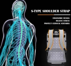 Decor Taschen & Geldbörsen-Ergonomischer Reiserucksack mit großem Fassungsvermögen – komfortables, geräumiges Design