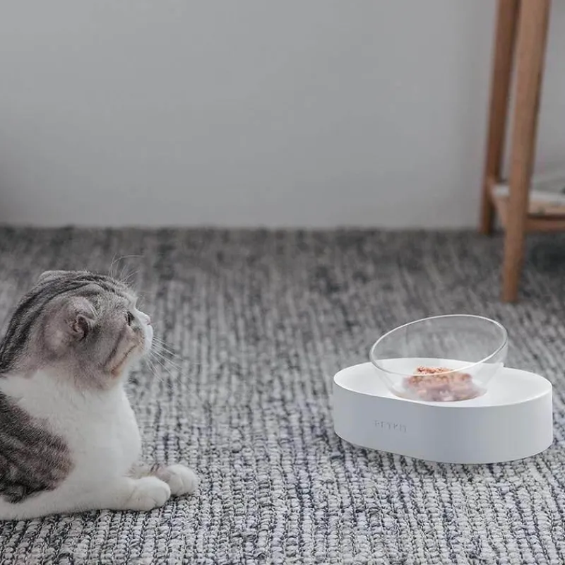 Furendo Haustierzubehör|Reinigungswerkzeuge Für Haustiere-Erhöhter Futternapf für Haustiere – Verstellbare Hunde- und Katzennäpfe